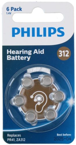 GOMBELEM 6DB PR41/ZA312 CINK AIR 1.4V HALLÓKÉSZÜLÉKBE