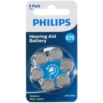 GOMBELEM 6DB PR44/ZA675 CINK AIR 1.4V HALLÓKÉSZÜLÉKBE