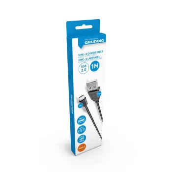   KÁBEL USB-A-USB TYPE-C 1M 28GR PVC CB USB-A MALE USB TYPE-C MALE 480MPS