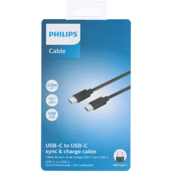 TÖLTŐKÁBEL USB 2M DLC3106C/03 (C TO C)