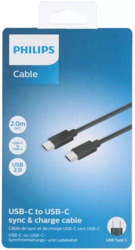 TÖLTŐKÁBEL USB 2M DLC3106C/03 (C TO C)