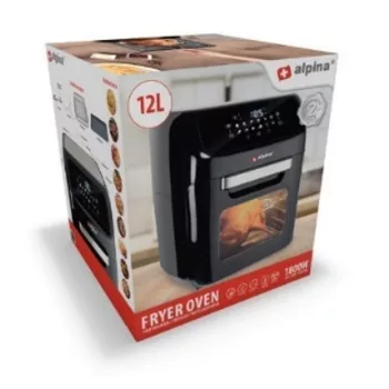   LÉGSÜTŐ 12L 230V 32X34X38CM 6,5KG PP CB 50-60HZ 1800W + KIEGÉSZÍTŐK