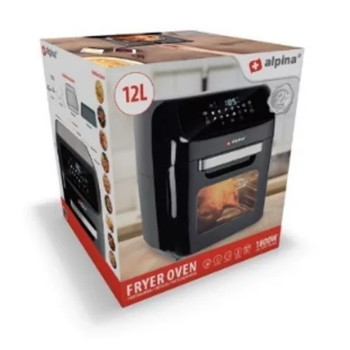 LÉGSÜTŐ 12L 230V 32X34X38CM 6,5KG PP CB 50-60HZ 1800W + KIEGÉSZÍTŐK