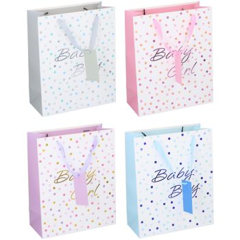 AJÁNDÉKTASAK BABY 4FÉLE 32X26X12CM
