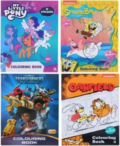 SZÍNEZŐKÖNYV ÉS MATRICÁK 4FÉLE