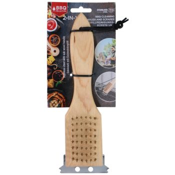 GRILLTISZTÍTÓ KEFE FANYELŰ 23CM