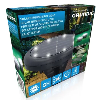 KERTI LÁMPA SOLAR LESZÚRHATÓ LAPOS 11CM 600MAH AKKU