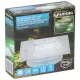 KERTI LÁMPA PADLÓBA SÜLLYESZTHETŐ NÉGYZET ALAKÚ INOX 13X13X5CM 600MAH AKKU