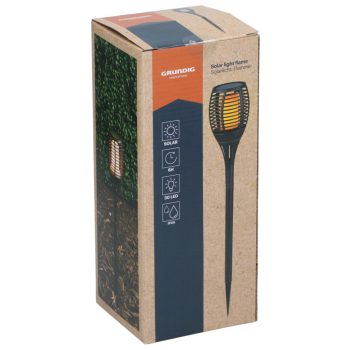   SOLAR KERTI LÁMPA LESZÚRHATÓ, TŰZ EFFEKT, 9X59CM; 600MAH; 1.2V