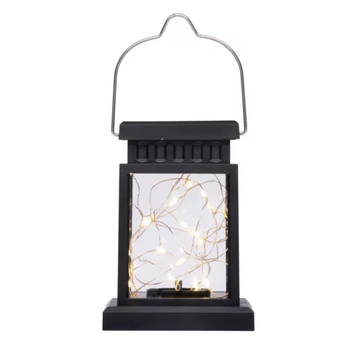 SOLAR ASZTALI LÁMPA MINI FÉNYFÜZÉR LED  8,8X8,8X12,5CM  AAA 1.2V 600MA