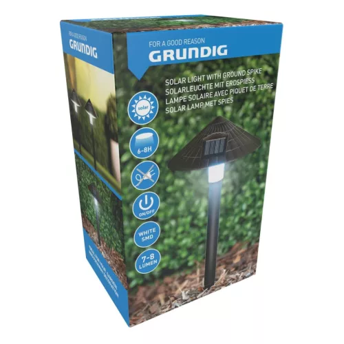 SOLAR LÁMPA LESZÚRHATÓ FEHÉR 15X37,5CM AA 1,2V 600MAH