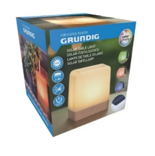SOLAR LÁMPA SZÍNVÁLTÓ  12X12X13CM 1DB 3.7V 800MAH