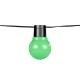 LED FÜZÉR PARTY 10DB 10LED TÖBBSZÍNŰ TW6M LW1,5M SW50CM  4XAA ELEMET NEM TARTALM