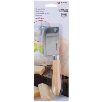 SAJTVÁGÓ KÉS 17,5X4,2X2,5CM ACÉL/FA