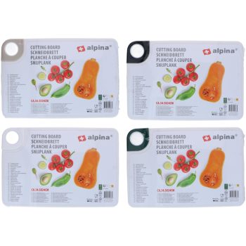 VÁGÓDESZKA PP 4FÉLE 34,5X23,5X0,5CM