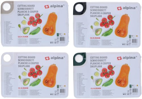 VÁGÓDESZKA PP 4FÉLE 34,5X23,5X0,5CM