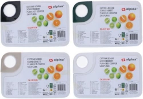 VÁGÓDESZKA PP 4FÉLE 22,8X15X0,5CM