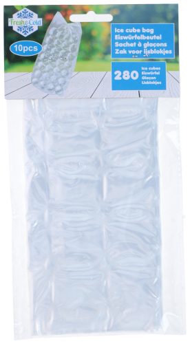 JÉGKOCKA KÉSZÍTŐ 38X17CM ÁTLÁTSZÓ 28 KOCKÁHOZ