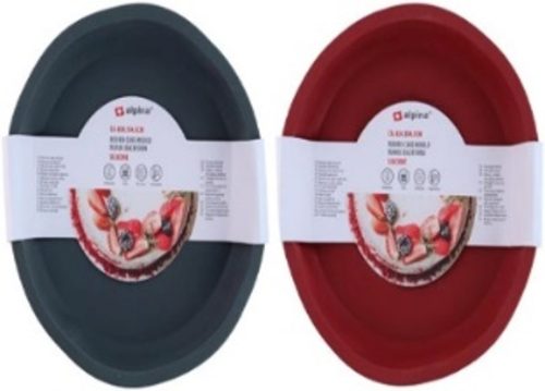 SÜTŐFORMA SZILIKON 24X24X4,5CM 2 FÉLE