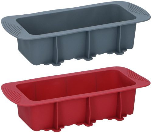 SÜTŐFORMA SZILIKON 29X8X12,7X6,5CM 2 SZÍNBEN