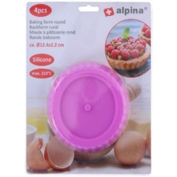 SÜTŐFORMA 4DB 12,2/10,7X2,2CM SZILIKON