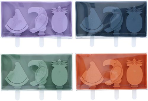 JÉGKRÉM KÉSZÍTŐ 3 PÁLCIKÁS JÉGKRÉMHEZ 4 FÉLE SZÍN