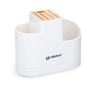   KONYHAI FŐZŐESZKÖZ ÉS KÉS TÁROLÓ 26X12X21CM MŰA+BAMBUSZ