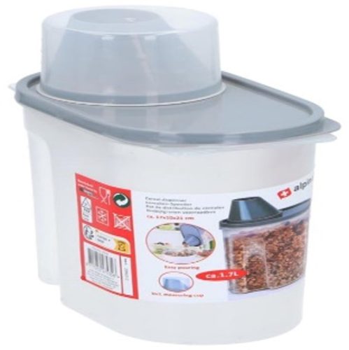 TÁROLÓDOBOZ GABONAFÉLÉKHEZ MŰA. 1,7L 17X21X10CM