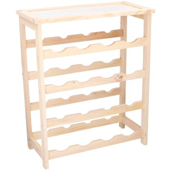 BORTARTÓ ÁLLVÁNY FA 46X23X55CM 16 ÜVEGES