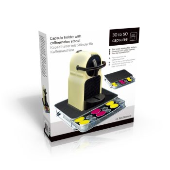 KÁVÉKAPSZULA TARTÓ FIÓK 32X29X6CM FÉM