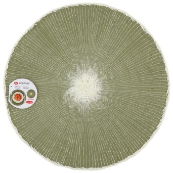 TÁNYÉRALÁTÉT 39CM ZÖLD PAPÍRFONAL