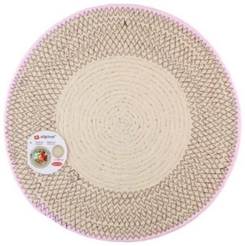 TÁNYÉRALÁTÉT 38CM BÉZS BARNA PAPÍRFONAL