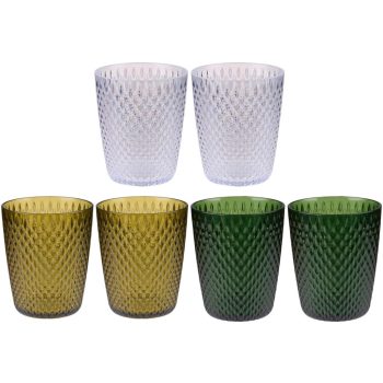 POHÁR 2DB MŰANYAG 3SZÍNBEN 8,2X10CM 124G