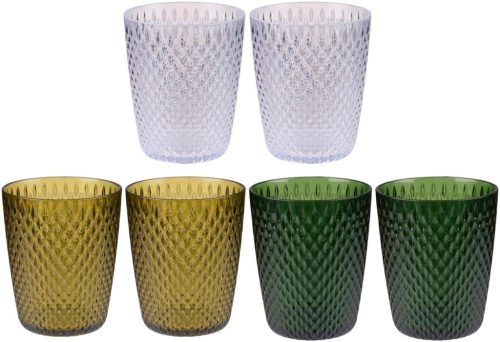 POHÁR 2DB MŰANYAG 3SZÍNBEN 8,2X10CM 124G