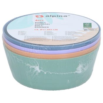 TÁL KÉSZLET PP 4DB 12X5CM