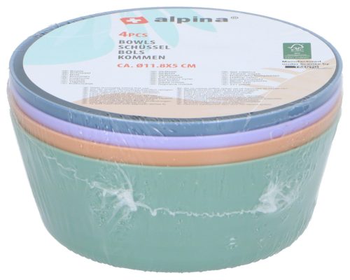 TÁL KÉSZLET PP 4DB 12X5CM