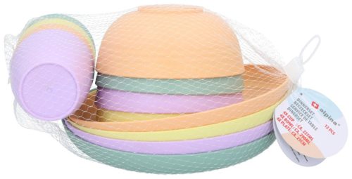 TÁNYÉRKÉSZLET PP 12DB 20X20X3CM