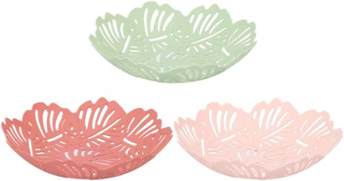 GYÜMÖLCSTÁL MŰA. 27X27X6CM 3 FÉLE