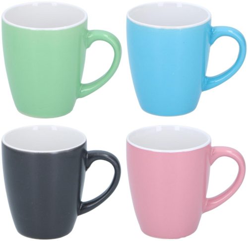 BÖGRE 150ML 7,5X10X8,5CM 4SZÍN KERÁMIA