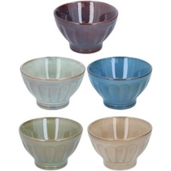 TÁL KŐEDÉNY 5FÉLE 13,9X8CM