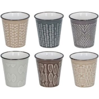 CSÉSZE 110ML ESPRESSO REAKTÍV MÁZAS 6 FÉLE