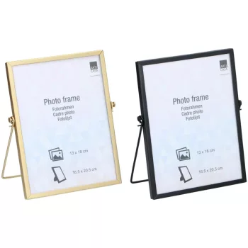 FÉNYKÉPTARTÓ ÁLLÍTHATÓ FÉM 16,5X20,5CM 2 SZÍNBEN
