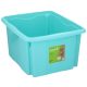 TÁROLÓ DOBOZ 24L KÉK 41X34,5X22CM