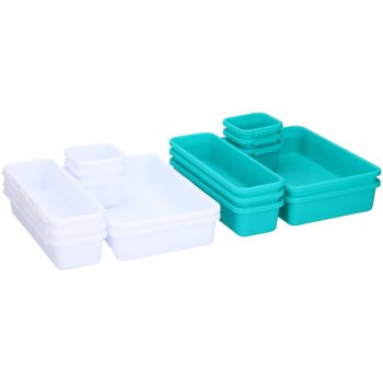 TÁROLÓ DOBOZ SZETT 8RÉSZES 2SZÍN MŰA.