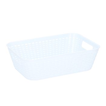 TÁROLÓ KOSÁR 29X20X8,5CM 130GR 3SZÍN MŰA.