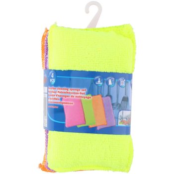 SZIVACS 4DB 9X14X2,5CM FÉM BEVONAT 4SZÍN