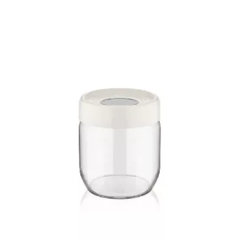 TÁROLÓ ÜVEG 425ML 4F H:8,5CM SZ:8,5CM M:10,1CM