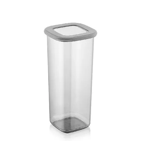 TÁROLÓ MŰANYAG "COLONY" ÁTTETSZŐ SZÜRKE 1,5L