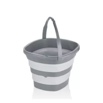 VÖDÖR MŰA. ÖSSZECSUKHATÓ 11L 34,7X32,3X26CM, SZÜRKE