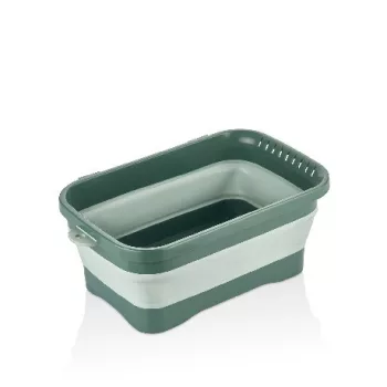  SZENNYESKOSÁR MŰA. ÖSSZECSUKHATÓ 7L 38X23,3X14,6CMCM, ZÖLD